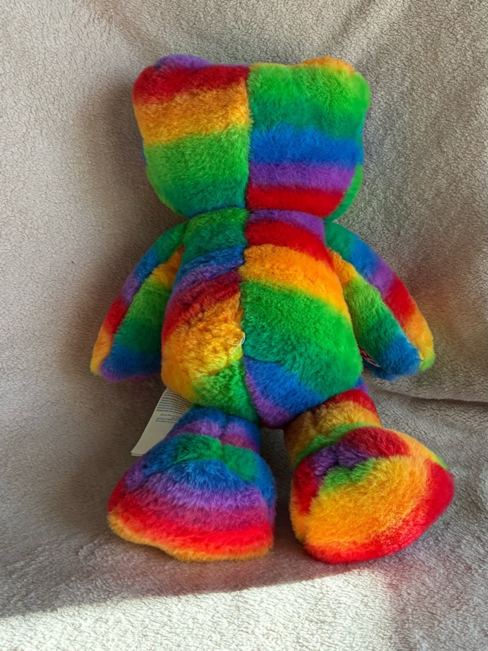Build a Bear Rainbow Pride Frog Stuffed Plush - Picture 5 of 5